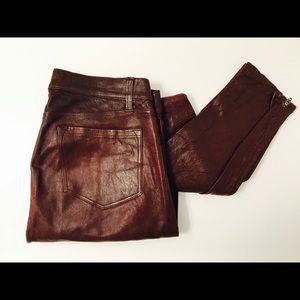 🚨SOLD🚨 J Brand Leather Jeans